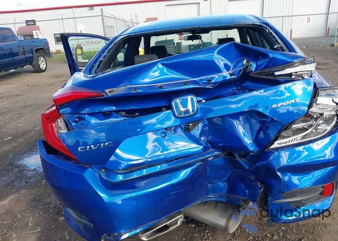 2020 Honda Civic Sport from USA, damaged, VIN 2HGFC2F85LH564772